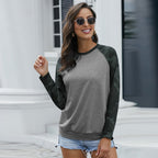 Camouflage Print Women's Hoodie with Long Sleeves | Streetwear