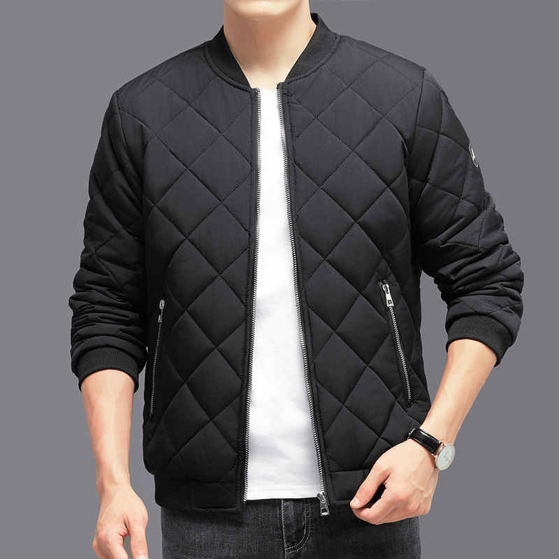 Quilted Cotton Baseball Jacket