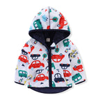 Thick Polar Fleece Jacket for Girls in Spring & Autumn