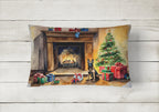 Belgian Malinois Christmas Throw Pillow
