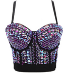 Solid Color Camisole Top and Strapless Top
