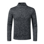 European American Men's High Neck Sweater for Warmth