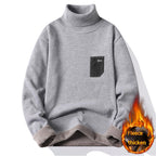 Men's Loose Velvet Sweater for Fall and Winter