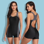 Women's Conservative Sporty One-Piece Swimsuit