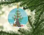 Brazilian Shorthair Cat Christmas Ceramic Ornament