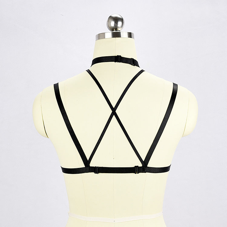 Elastic Cage Star Body Harness