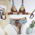 High Waist Printed Bikini Set for Women 2020