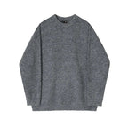 Loose Drop-Shoulder Round Neck All-Match Sweater
