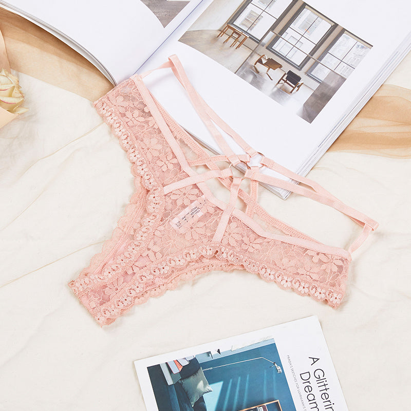 Lace Hollow T-Back Panties for Women - Sexy and Alluring