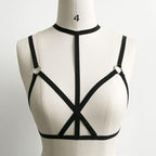 Lingerie with Straps - Seductive Bra and Accessories