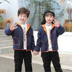 Hooded Polar Fleece Cardigan Set for Kids