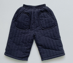 Children's Lightweight Quilted Velvet Straight-Leg Pants