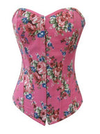 Factory Direct Denim Corset with Print Design