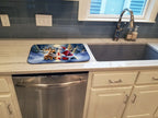 Chow Chow and Santa Claus Dish Drying Mat