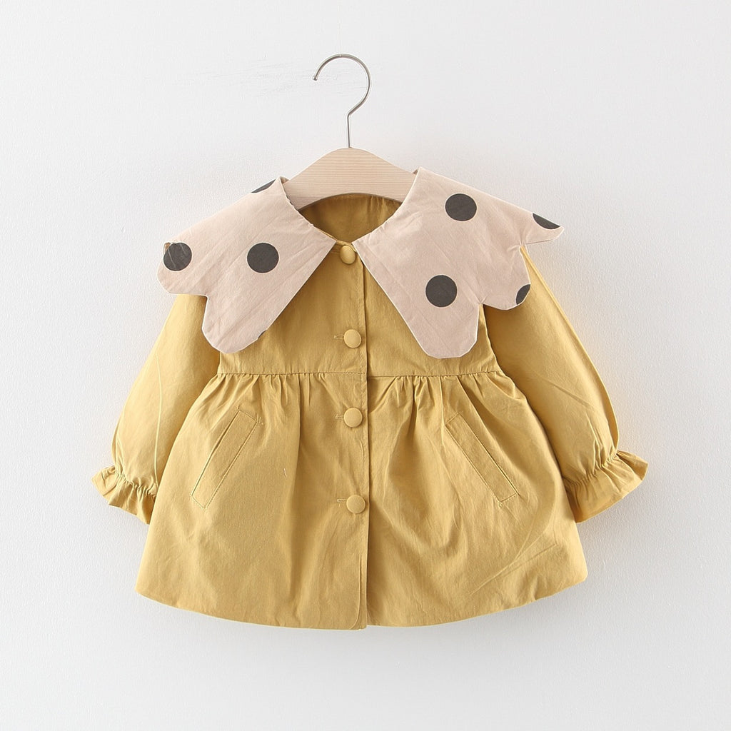 Foreign Style Girl's Windbreaker Coat