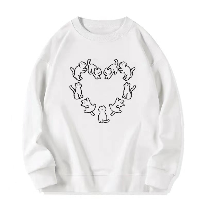 Casual Loose Slimming Round Neck Sweater