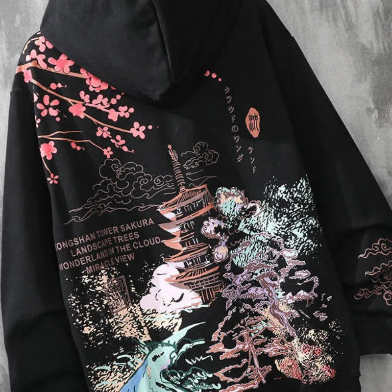 Men's Fleece Hoodie - Harajuku Style Streetwear Jacket | Streetwear