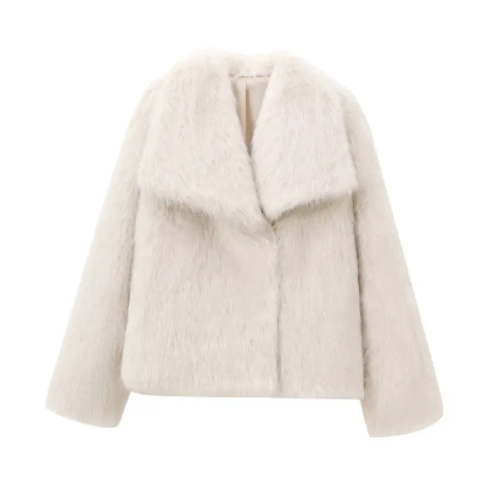 Street Hipster Faux Fur Coat