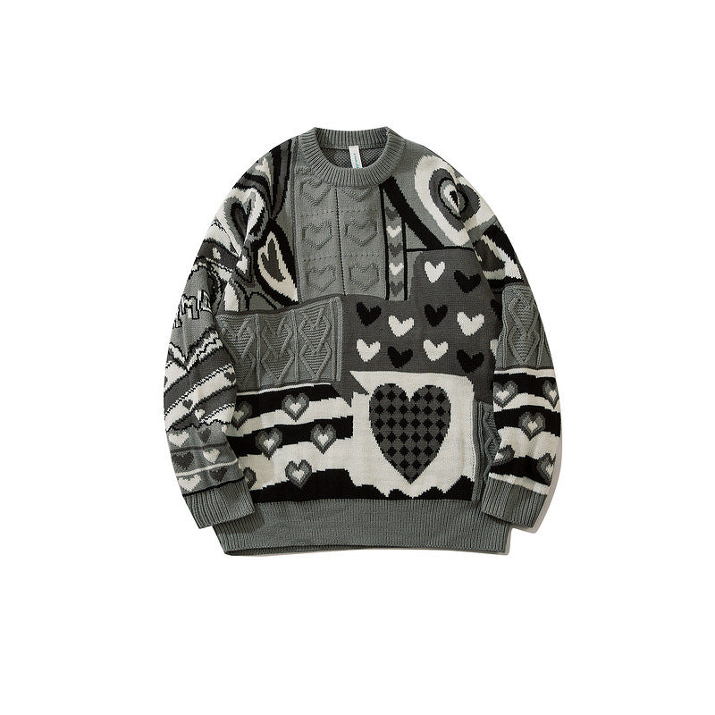 Men's High Street Fashion Pullover Sweater | Streetwear