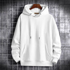 Velvet Thick Cotton Men's Hoodie - Casual Streetwear | Streetwear