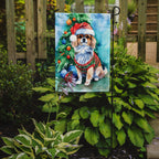 Tibetan Spaniel Christmas Garden Flag