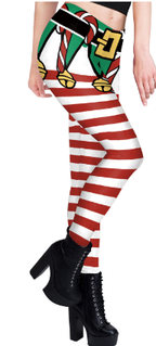 Elastic Women's Christmas Digital Printing Pants