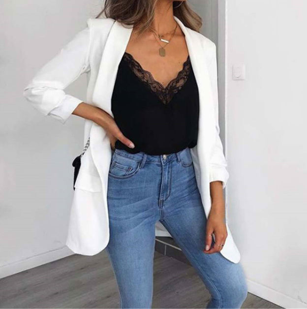 Loose Lace-Trimmed Satin Camisole for Women