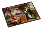 Cookies with Santa Claus Father Christmas Doormat