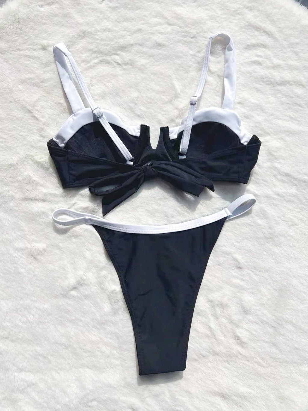 2023 New Women's Low-Waist Bikini Swimsuit Set