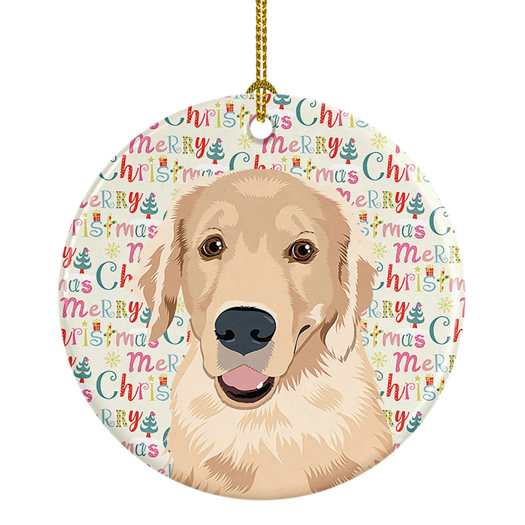 Golden Retriever Fawn #2 Christmas Ceramic Ornament