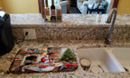 Cookies with Santa Claus Dish Drying Mat