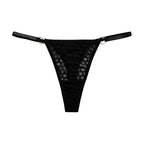 Lace Thong with Heart Ring for Yoga and Sports