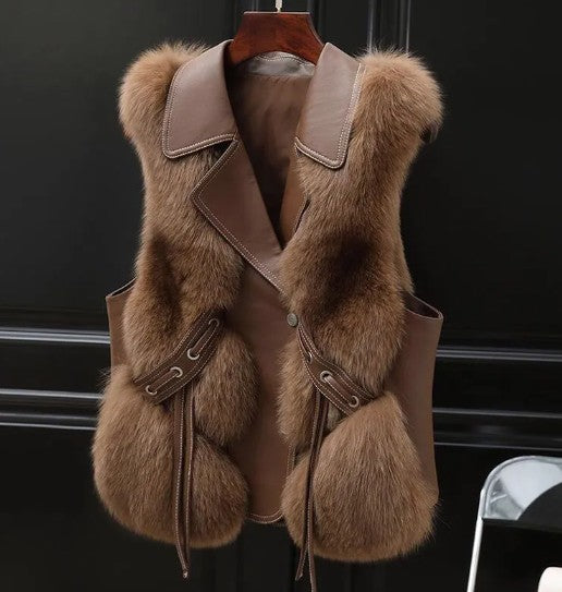 Fur Vest Short Coat