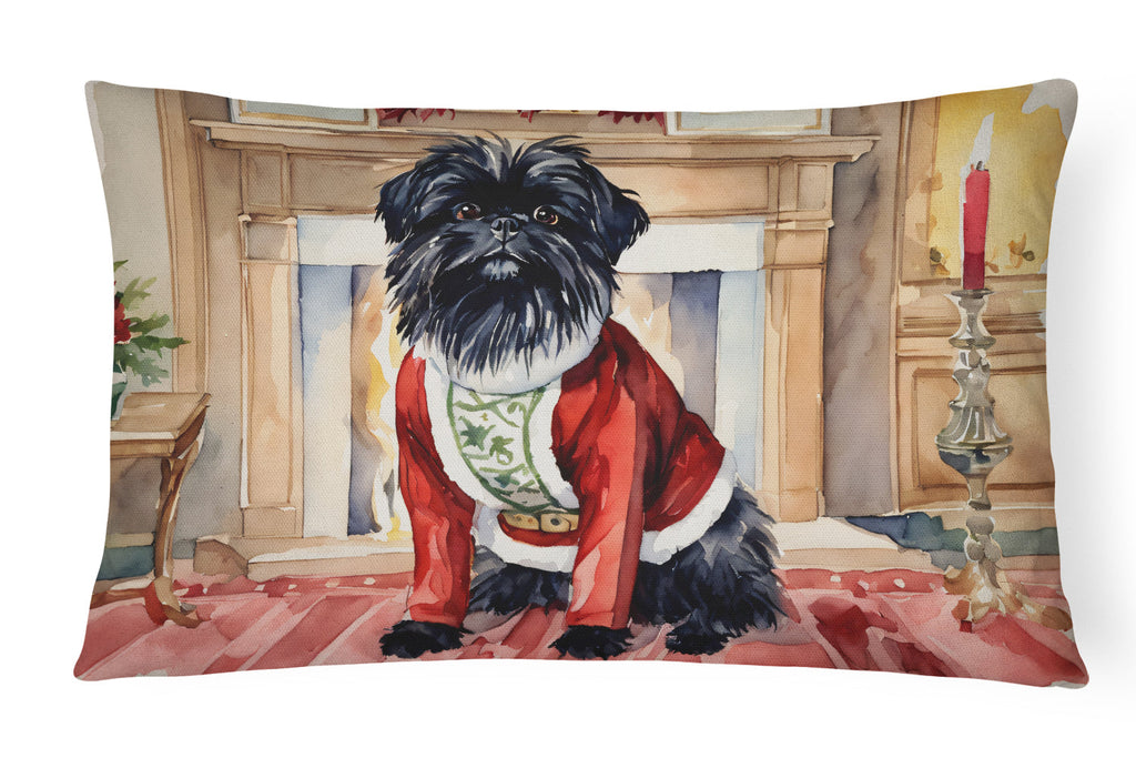 Affenpinscher Christmas Throw Pillow