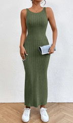 Euro-America Sleeveless Knit Dress