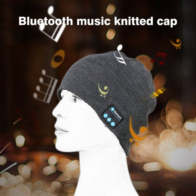 Musical Beanie Bluetooth Hat | Embroidered Cap