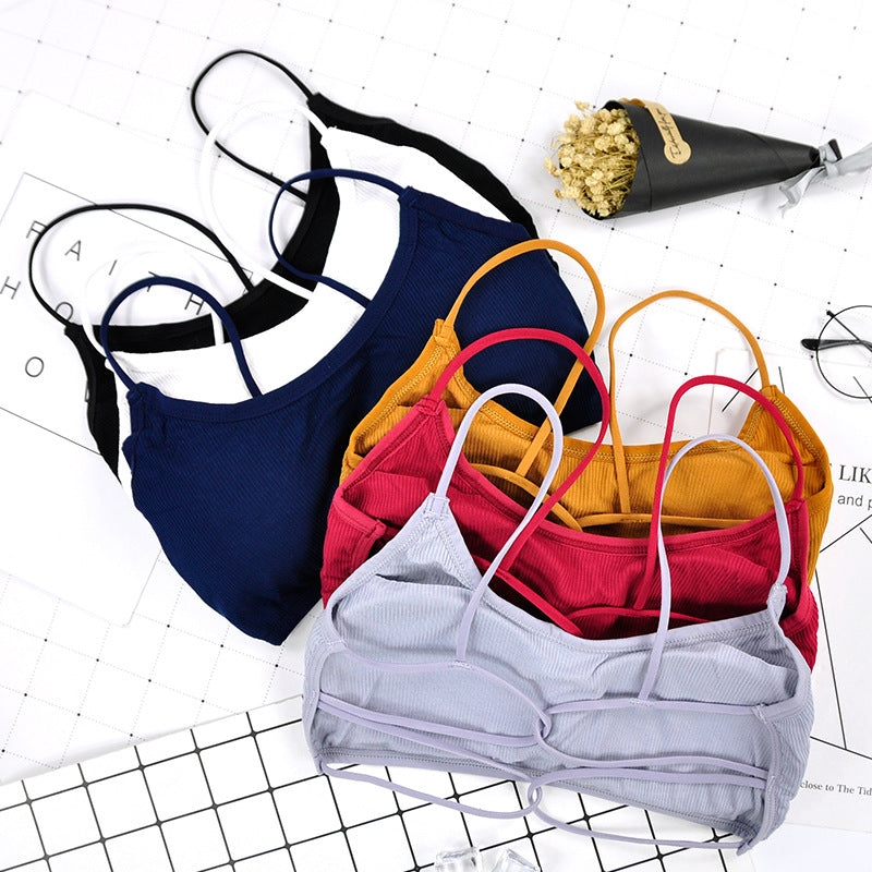 Thin Strap Camisole Bra