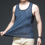Men's Summer Running Tank Top for Fitness and Basketball