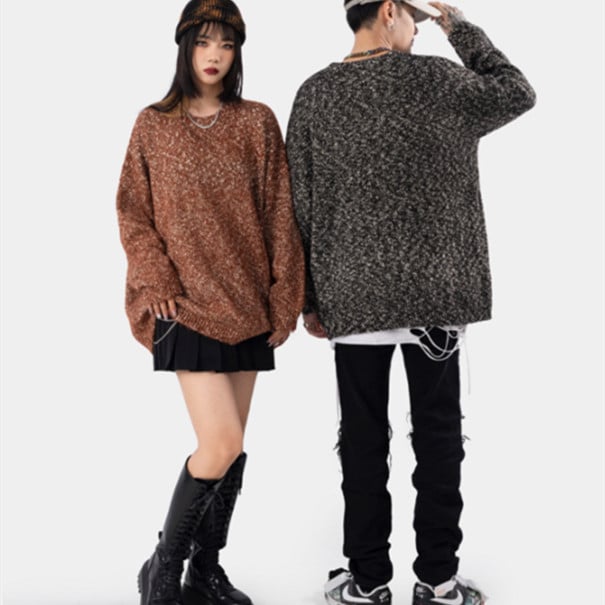 Lazy Country Tide Snowflake Sweater in Loose Fit