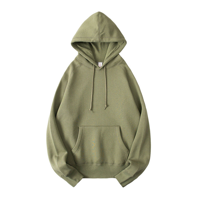 Heavy American Cotton Fleece Hooded Sweatshirt | Streetwear