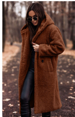 Cozy Elegant Faux Fur Hoodie and Long Sleeve Coat | Streetwear