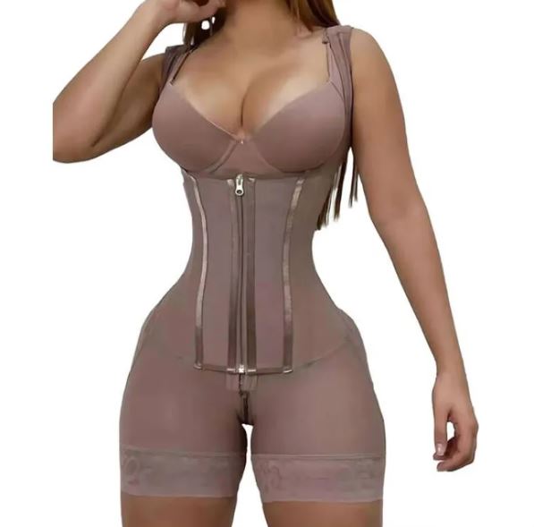 Women's 7-bone Steel Bar One-piece Corset Belly Contracting