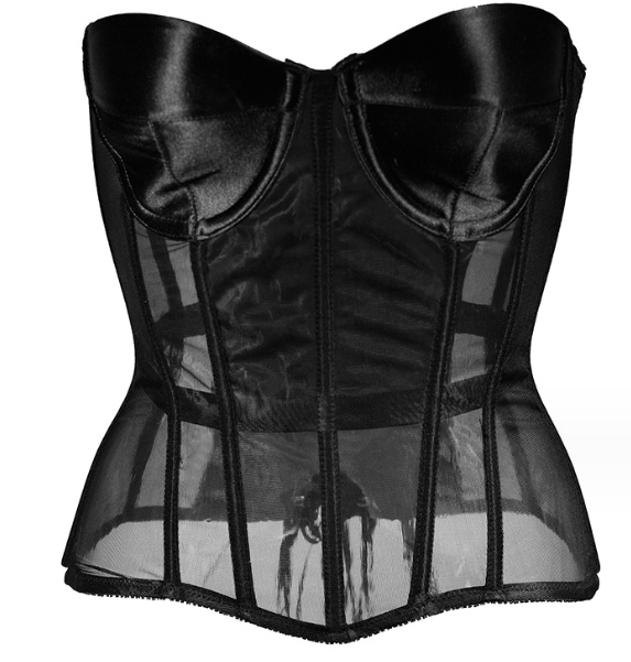 Sixty Corset with Breathable Mesh and Boning (One Piece)