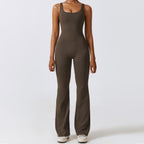 2023 Hollow Back Bodysuit for Fitness and Yoga
