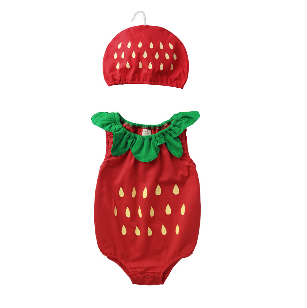Augelute Summer Full Moon Baby Bodysuit (Fruit Design)
