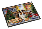 Sheltie Christmas Cookies Doormat