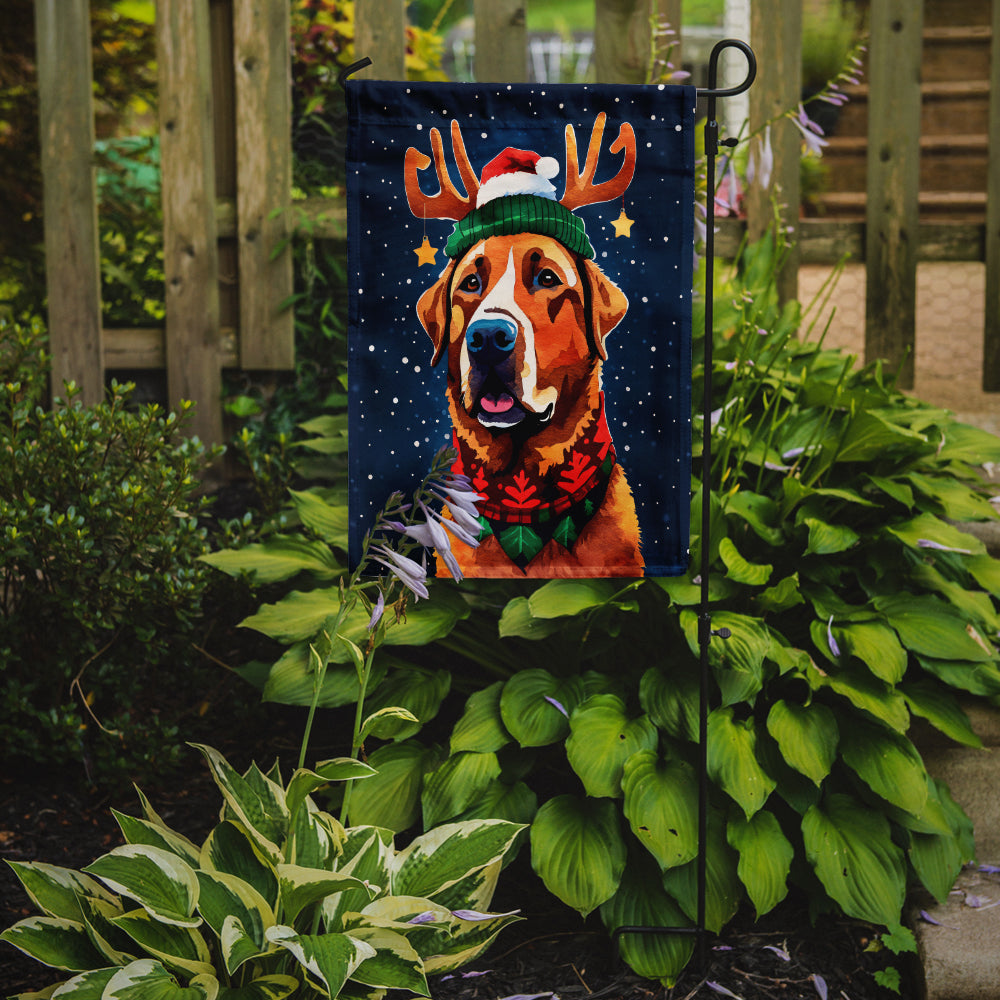 Chesapeake Bay Retriever Christmas Garden Flag