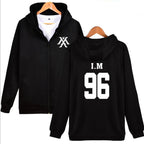 KPOP Monsta X Hoodie Jacket for Women (4XL) | Streetwear
