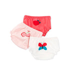 Cartoon Baby Cotton Bread Panties - 3-Pack Set