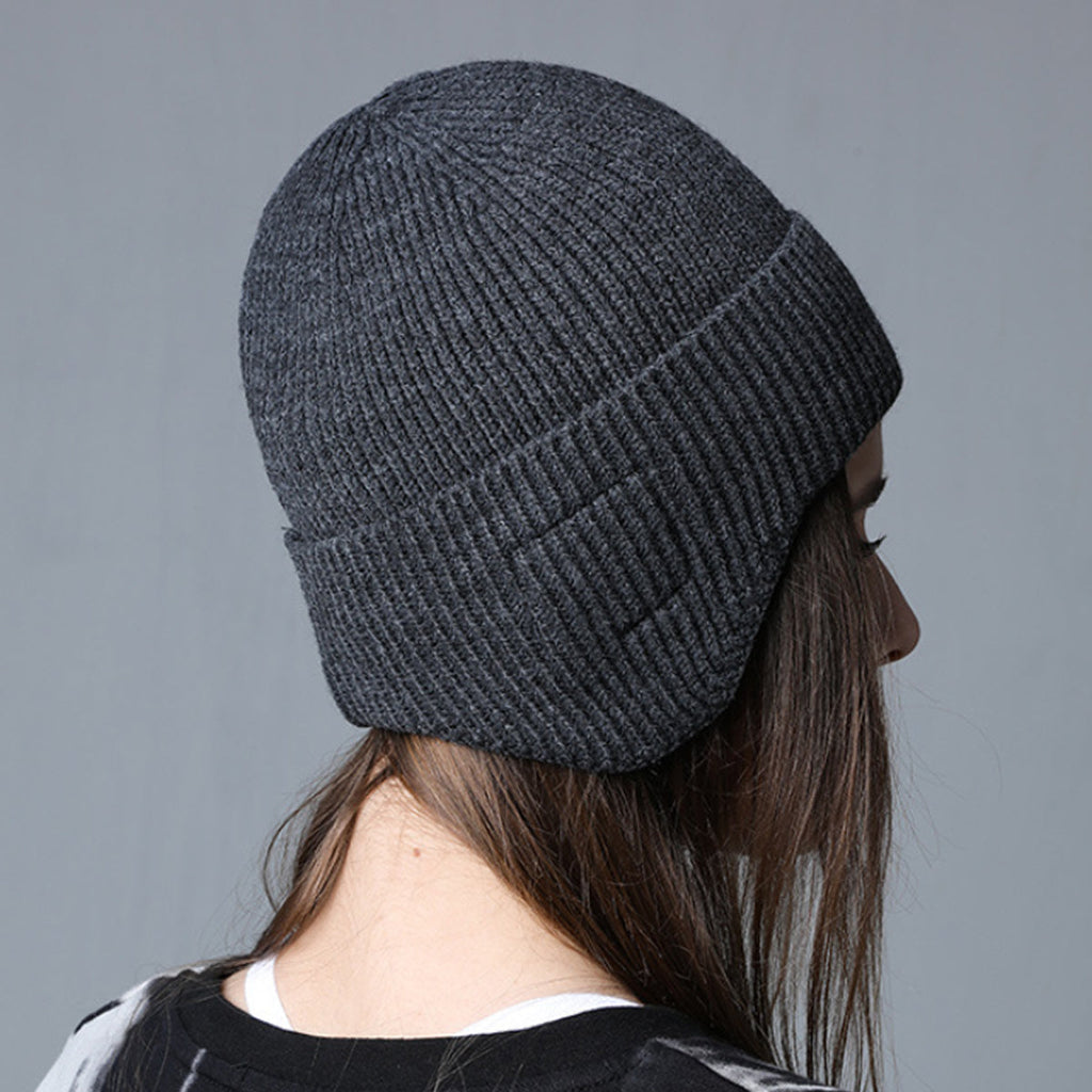 Musical Beanie Hat With Ear Muff and Bluetooth | Embroidered Cap